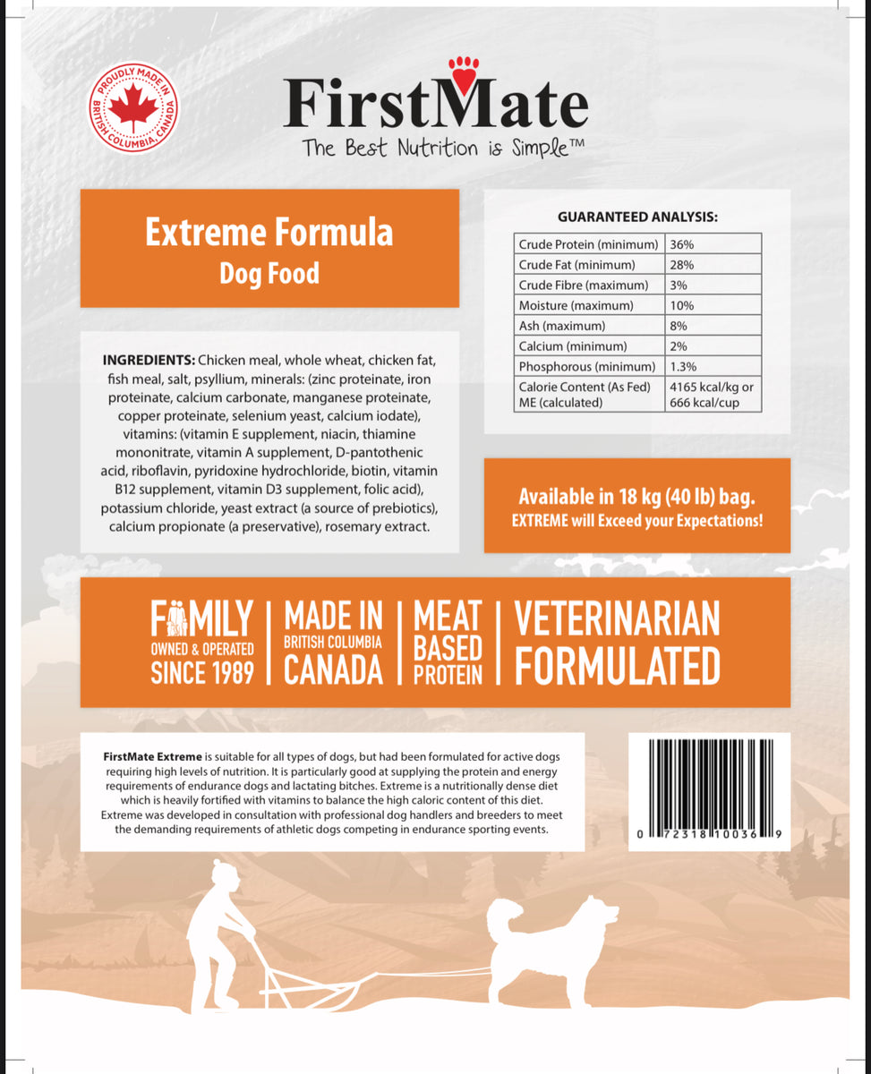 FirstMate Extreme Formula 40 LB Modern K9