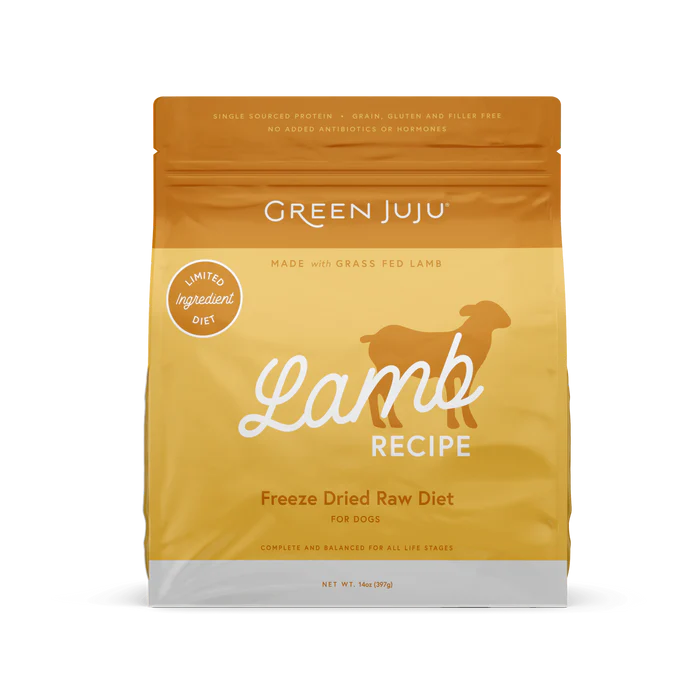 Green Juju Freeze Dried Lamb Recipe (14oz) Modern K9