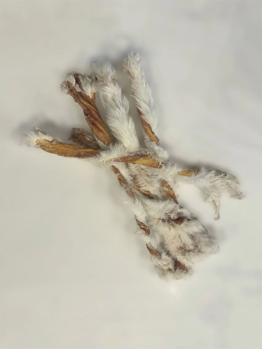 Dried Rabbit Hide Twists – Modern K9